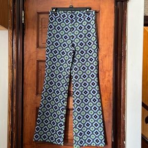 Zara Geometric Flare Pants